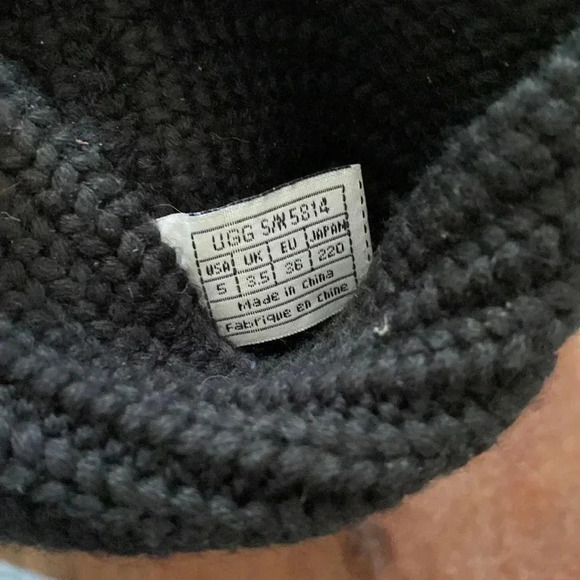 Vintage UGG cardi knit boots size 5 - Picture 6 of 7